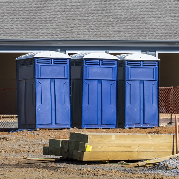 are there any restrictions on where i can place the portable toilets during my rental period in Lesslie South Carolina